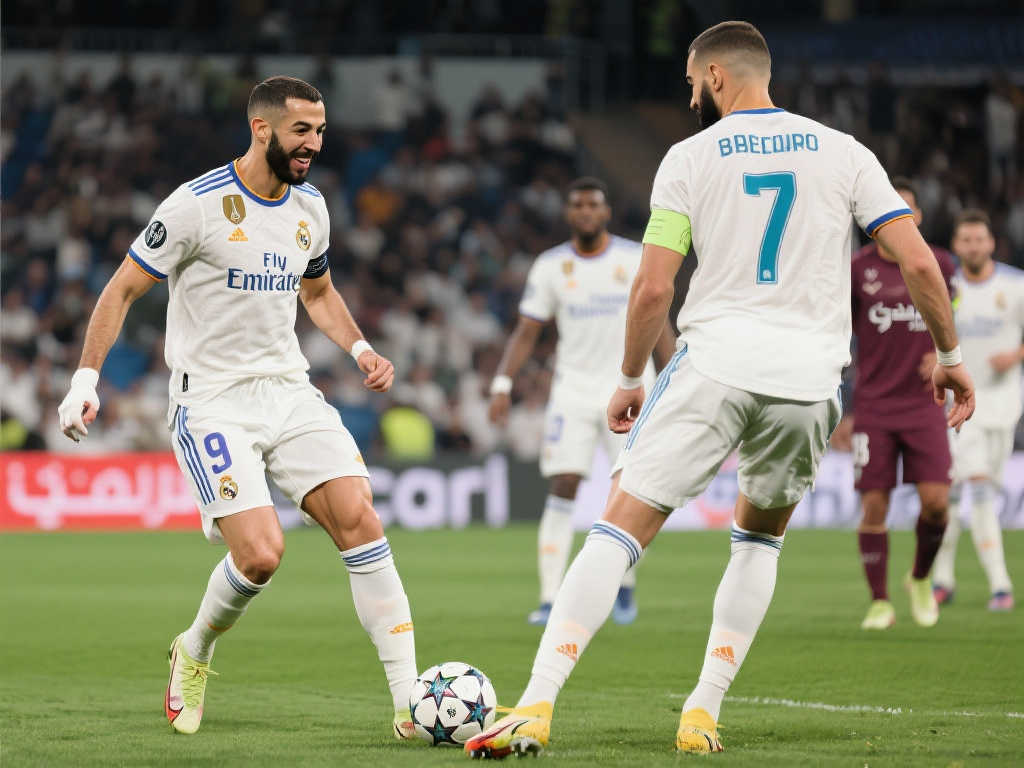 第7次对决本泽马力压C罗？36岁与39岁的双赢传奇！